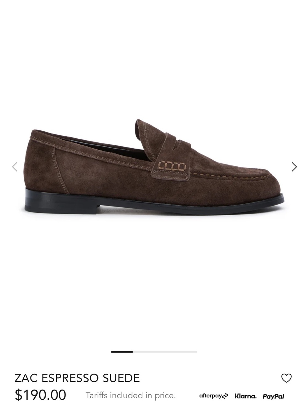 Tony Bianco “Zac Espresso Suede” Loafers - Picture 8 of 8